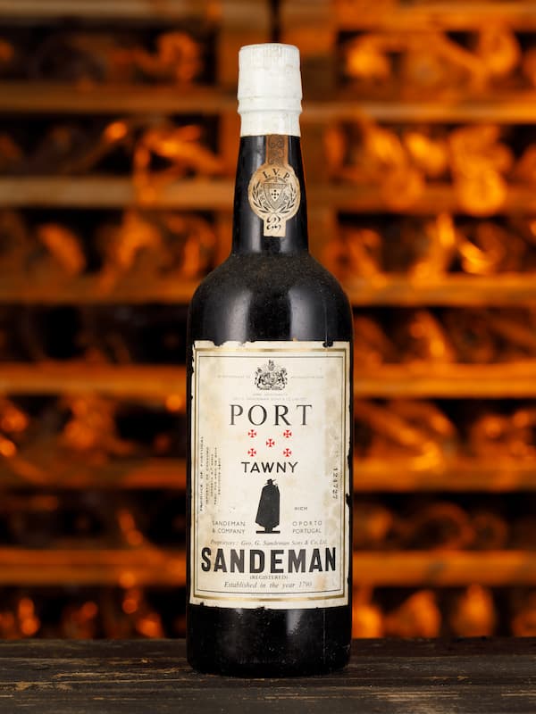 Sandeman Tawny Port garrafa antiga