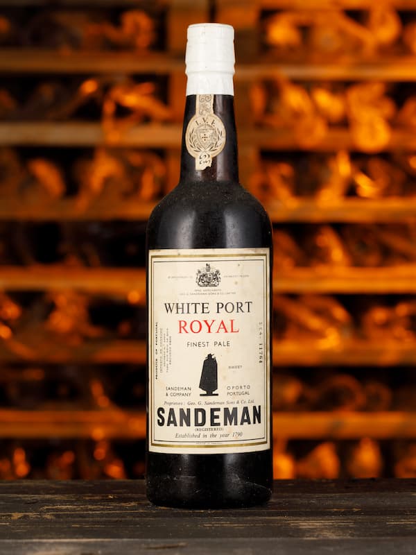 Sandeman White Royal Port Finest Pale - Garrafa Antiga